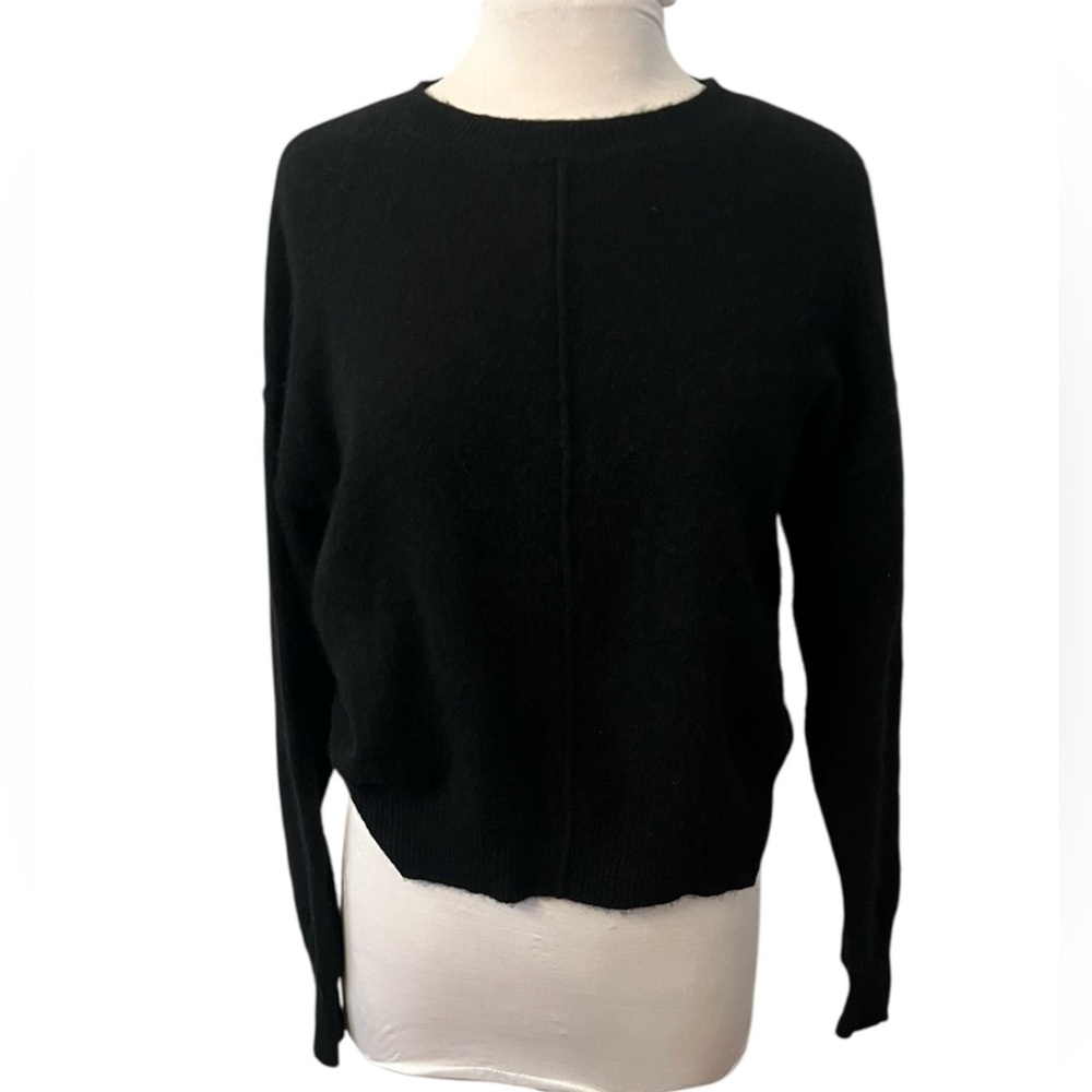 Anthropologie Flat White Cashmere Wool Blend Sweater - Small